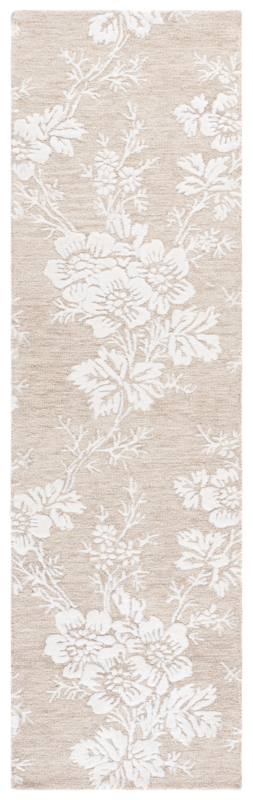 Safavieh Glamour Hand-Tufted Sand & Ivory Area Rug — Low-Profile Wool-Viscose Blend For Timeless Comfort 8'-0" x 10'-0" GLM625C-8