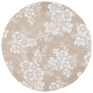 Safavieh Glamour Hand‑Tufted Sand & Ivory Area Rug — Wool‑Viscose Blend, Low 3/8" Pile, Elegant Neutral Anchor 4'-0" x 6'-0" GLM625C-4