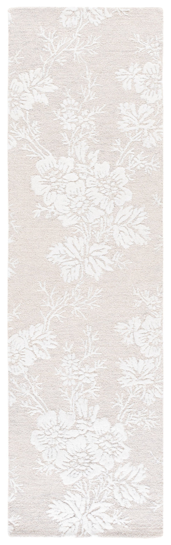 Safavieh Glamour Hand-Tufted Silver Ivory Rug — Wool-Viscose Blend, Low Pile, Timeless Neutral Elegance 8'-0" x 10'-0" GLM625G-8