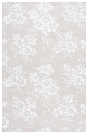 Safavieh Glamour Hand-Tufted Silver Ivory Rug — Wool-Viscose Blend, Low Pile, Timeless Neutral Elegance 8'-0" x 10'-0" GLM625G-8