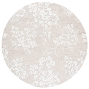 Safavieh Glamour Hand-Tufted Silver Ivory Rug — Wool-Viscose Blend, Low Pile, Timeless Neutral Elegance 8'-0" x 10'-0" GLM625G-8