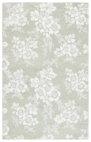 Safavieh Glamour Hand-tufted Area Rug – Elegant Floral Design For Timeless Sophistication In Any Space Sage ,Ivory Wool,Viscose Glm625w-4
