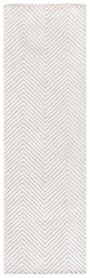 Safavieh Glamour Hand-Tufted Ivory Round Rug — Wool Blend, Artisanal Texture, Subtle Sheen For Modern Homes 6'-0" x 6'-0" GLM801A-6R