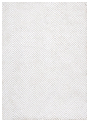 Safavieh Glamour Hand-Tufted Ivory Round Rug — Wool Blend, Artisanal Texture, Subtle Sheen For Modern Homes 6'-0" x 6'-0" GLM801A-6R