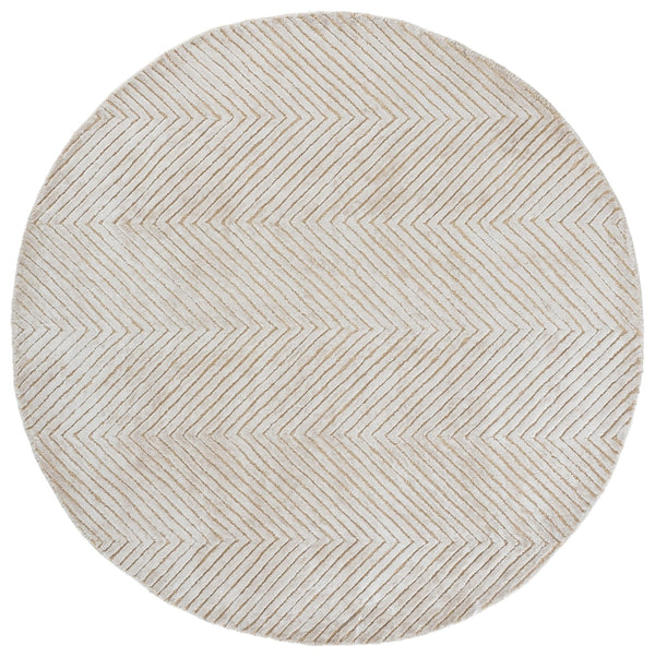 Safavieh Glamour Hand-Tufted Beige Area Rug | Wool-Rich Plush Square Rug With Subtle Viscose Sheen For Living Spaces 6'-0" x 6'-0" GLM801B-6SQ