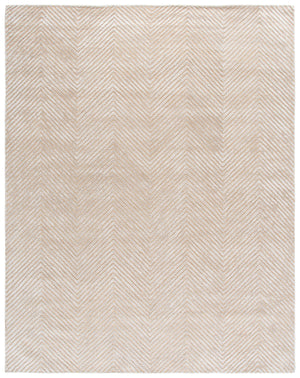 Safavieh Glamour Hand-Tufted Beige Area Rug | Wool-Rich Plush Square Rug With Subtle Viscose Sheen For Living Spaces 6'-0" x 6'-0" GLM801B-6SQ