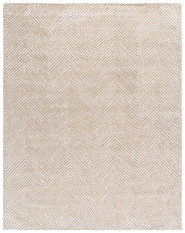Safavieh Glamour Hand-Tufted Beige Area Rug | Wool-Rich Plush Square Rug With Subtle Viscose Sheen For Living Spaces 6'-0" x 6'-0" GLM801B-6SQ