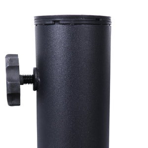 English Elm Kona Universal Cement Patio Umbrella Base with Weatherproof Sunburst Design for All-Weather Use Bronze 19.25" GM-WL-B49014A-BR-GG