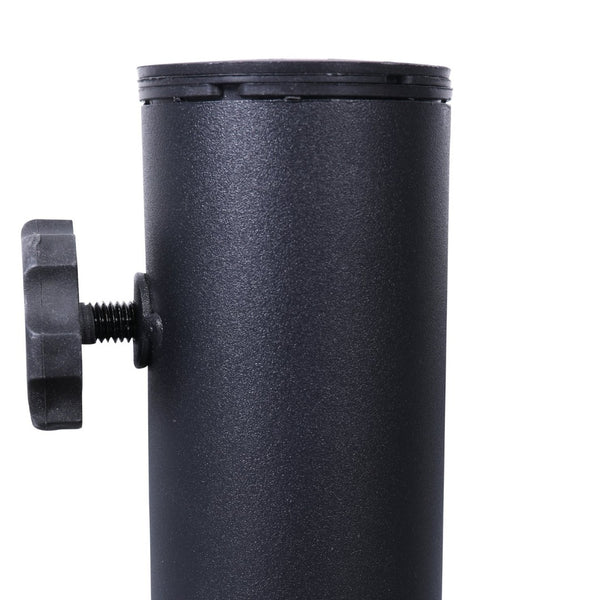 English Elm Kona Universal Cement Patio Umbrella Base with Weatherproof Sunburst Design for All-Weather Use Bronze 19.25" GM-WL-B49014A-BR-GG