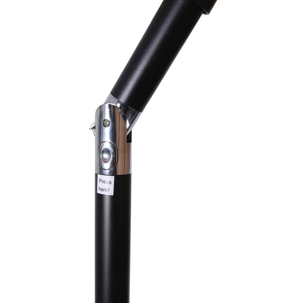 English Elm Montego Commercial Grade 9 FT Round Umbrella with Solar LED Lights for Outdoor Shade and Style Tan GM-WL-U22002B-TAN-GG