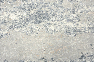 Alora Decor Glamour Gray Runner Rug Power-Loomed 100% Polyester Silky Coastal Ivory-Gray Wash 2'7"X9'6" GLOGM100707332796
