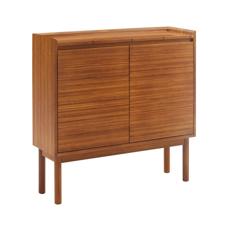 Greenington Mira Solid Bamboo Console Table Mid-century Modern Entryway Piece with Amber Finish GMA0001AM
