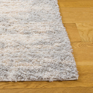 Safavieh Gemma Plush Shag Rug Ivory Beige Grey — Soft 7/8" Pile, Durable Power-Loomed Turkish Build, Stain-Resistant 8'-0" x 10'-0" GMA600A-8