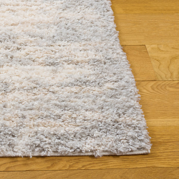 Safavieh Gemma Plush Low-Profile Shag Rug In Ivory Beige Grey — Soft, Stain-Resistant, Turkish Power-Loomed Luxury 5'-3" x 7'-6" GMA600A-5