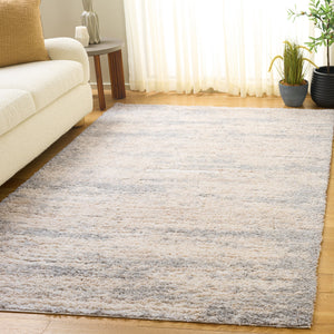 Safavieh Gemma Plush Low-Profile Shag Rug In Ivory Beige Grey — Soft, Stain-Resistant, Turkish Power-Loomed Luxury 5'-3" x 7'-6" GMA600A-5