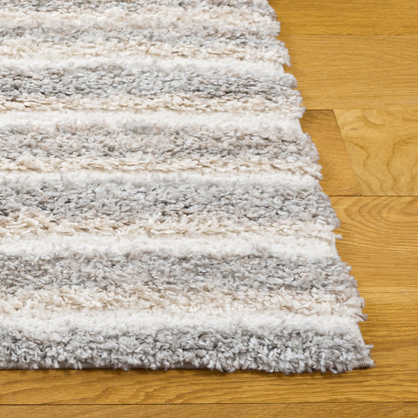 Safavieh Gemma Luxurious Shag Rug In Ivory Beige Grey — Plush 7/8" Pile, Power-Loomed Turkey, Durable Comfort 8'-0" x 10'-0" GMA604A-8