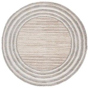 Safavieh Gemma Luxurious Shag Rug In Ivory Beige Grey — Plush 7/8" Pile, Power-Loomed Turkey, Durable Comfort 8'-0" x 10'-0" GMA604A-8