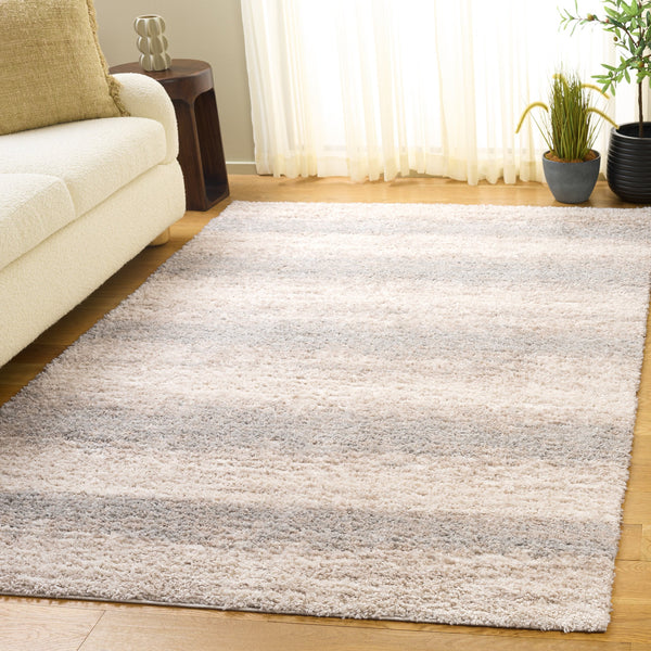 Safavieh Gemma Contemporary Ivory Beige Grey Area Rug — Low-Profile Soft Pile, Durable Power-Loomed Finish 4'-0" x 6'-0" GMA606A-4