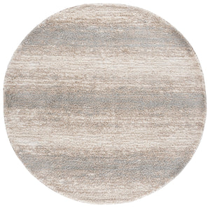 Safavieh Gemma Plush Shag Rug In Ivory Beige Grey — Low-Profile 7/8" Pile, Durable Power-Loomed Comfort 5'-3" x 7'-6" GMA606A-5