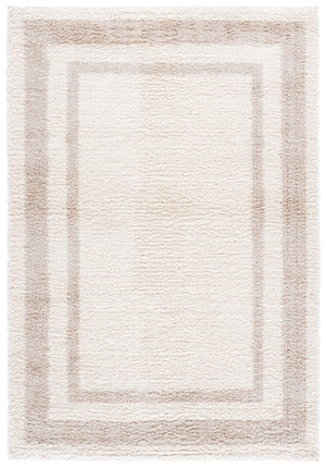 Safavieh Gemma Plush Ivory Beige Square Rug — Power-Loomed Turkey, Soft 7/8" Pile, Durable Stain-Resistant Finish 6'-7" x 6'-7" GMA608A-7SQ