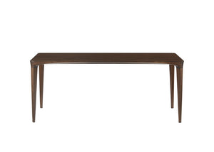 Greenington Marseilles Solid Bamboo Dining Table Sculptural Minimalist Design Seats Six Black Walnut GME001BL-M
