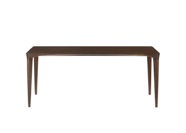 Greenington Marseilles Solid Bamboo Dining Table Sculptural Minimalist Design Seats Six Black Walnut GME001BL-M
