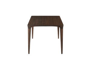 Greenington Marseilles Solid Bamboo Dining Table Sculptural Minimalist Design Seats Six Black Walnut GME001BL-M