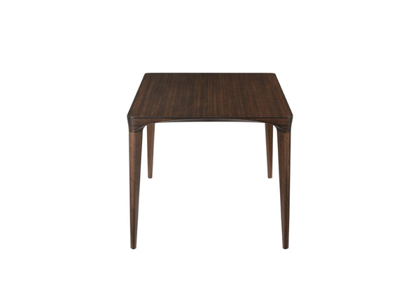 Greenington Marseilles Solid Bamboo Dining Table Sculptural Minimalist Design Seats Six Black Walnut GME001BL-M
