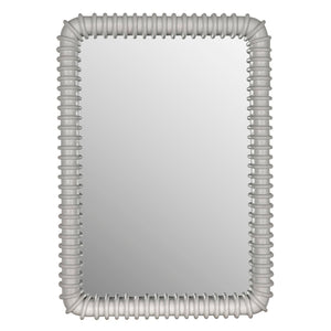Noir Toshi Mirror – Timeless Elegance & Minimalist Design for Enhanced Spaces and Bright Interiors Solid White GMIR148SW