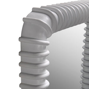 Noir Toshi Mirror – Timeless Elegance & Minimalist Design for Enhanced Spaces and Bright Interiors Solid White GMIR148SW