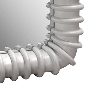 Noir Toshi Mirror – Timeless Elegance & Minimalist Design for Enhanced Spaces and Bright Interiors Solid White GMIR148SW