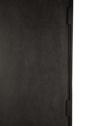 Noir Gorky Mirror II - Modern Elongated Design with Hand-Finished Iron Frame for Contemporary Spaces Matte Black GMIR170MTB