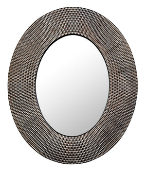 Noir Coco Mirror – Handcrafted Walnut Elegance with Vintage Charm & Modern Simplicity for Any Room GMIR176