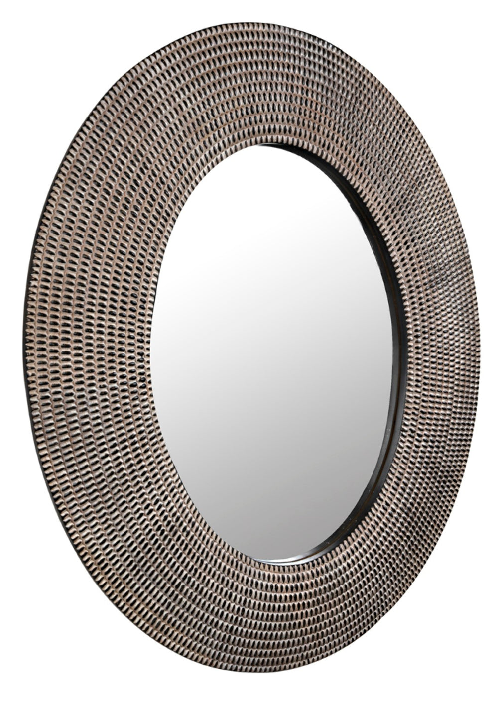 Noir Coco Mirror – Handcrafted Walnut Elegance with Vintage Charm & Modern Simplicity for Any Room GMIR176
