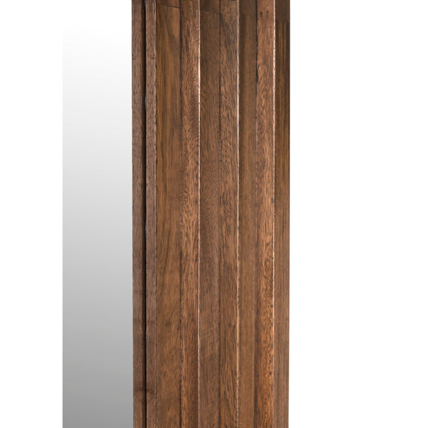 Noir New Fuss Mirror - Elegant Dark Walnut Full-Length Design with Minimalist Frame for Any Room Decor GMIR180DW-A