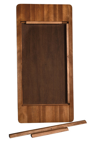 Franklin Solid Wood Framed Wall Mirror Sculptural Accent for Entryways Bedrooms Living Rooms