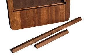 Franklin Solid Wood Framed Wall Mirror Sculptural Accent for Entryways Bedrooms Living Rooms