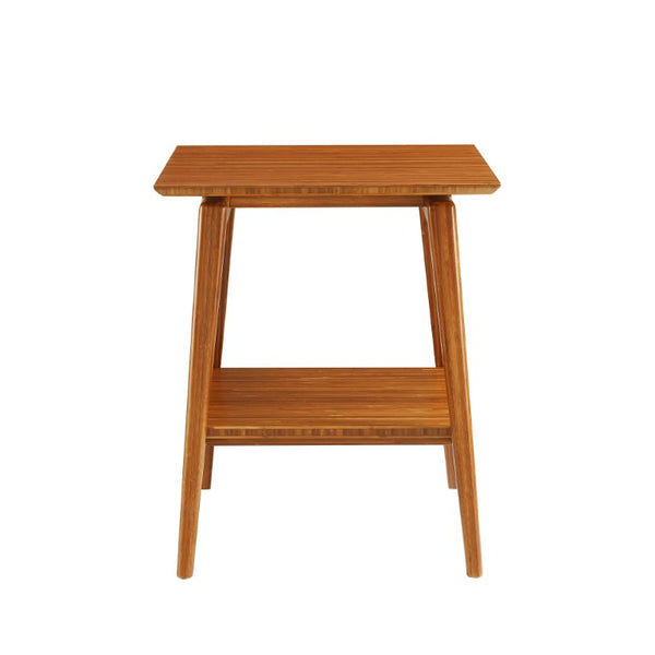 Greenington Antares Solid Bamboo Two-tier End Table Mid-century Modern Living Room Side Stand GNA003AM
