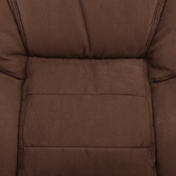 English Elm Isla Executive Side Reception Chair with Lumbar Support, Sleek Design for Comfort & Style Brown Microfiber GO-1156-BN-GG