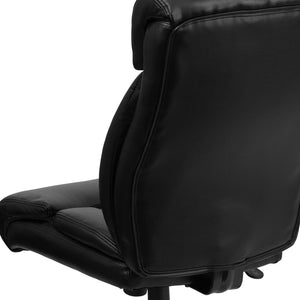 English Elm HERCULES Ergonomic Executive Office Chair for Big & Tall Users – 400 lb Capacity, Comfort & Style Black LeatherSoft GO-1235-BK-LEA-GG