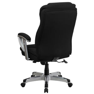English Elm HERCULES Series Big & Tall Executive Ergonomic Office Chair with 400 lb Capacity and Adjustable Arms Black Fabric GO-1534-BK-FAB-GG