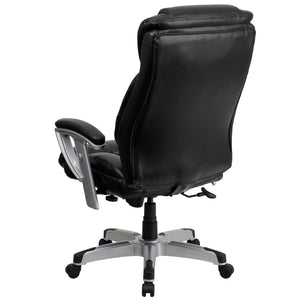 English Elm HERCULES Series Big & Tall Executive Ergonomic Office Chair with 400 lb Capacity and Adjustable Arms Black LeatherSoft GO-1534-BK-LEA-GG