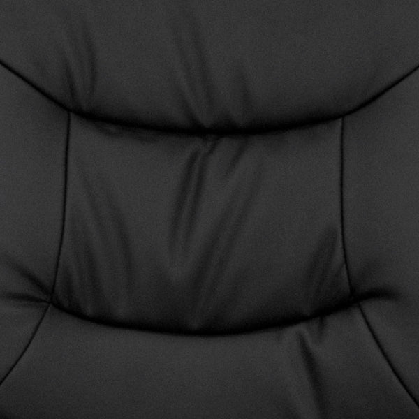 English Elm Cole Ergonomic Mid-Back Swivel Office Chair with LeatherSoft Upholstery for Ultimate Comfort & Style GO-1574-BK-GG