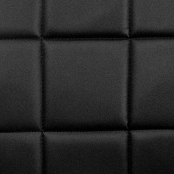 English Elm Clayton Mid-Back Quilted Vinyl Swivel Task Office Chair for Comfort, Style, and Versatile Use Black GO-1691-1-BK-A-GG