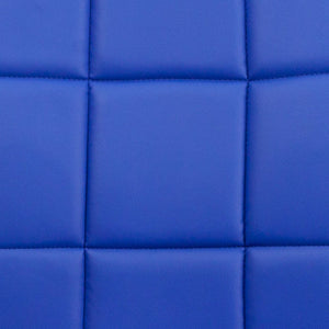 English Elm Clayton Mid-Back Quilted Vinyl Swivel Task Chair - Ergonomic Comfort for Home and Office Spaces Blue GO-1691-1-BLUE-GG