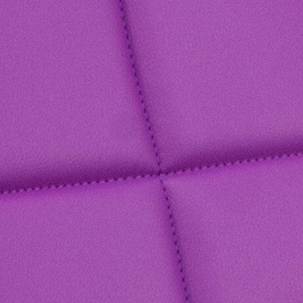 English Elm Clayton Mid-Back Quilted Vinyl Swivel Task Office Chair for Comfort, Style, and Versatile Use Purple GO-1691-1-PUR-A-GG