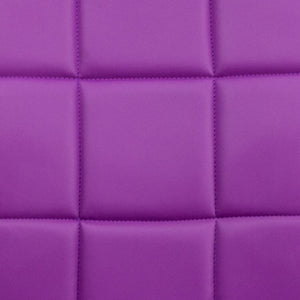 English Elm Clayton Mid-Back Quilted Vinyl Swivel Task Chair - Ergonomic Comfort for Home and Office Spaces Purple GO-1691-1-PUR-GG