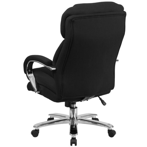 English Elm HERCULES 24/7 Ergonomic Executive Office Chair for Big & Tall Users - 500 lb Capacity & Comfort Black Fabric GO-2078-GG