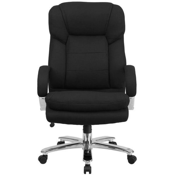 English Elm HERCULES 24/7 Ergonomic Executive Office Chair for Big & Tall Users - 500 lb Capacity & Comfort Black Fabric GO-2078-GG