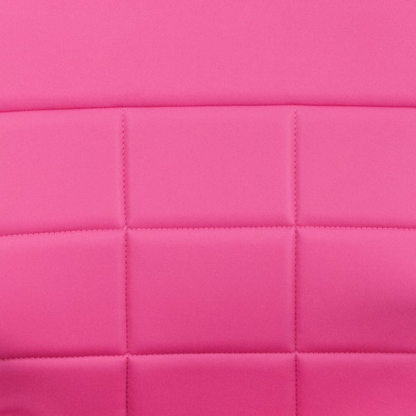 English Elm Vivian Mid-Back Executive Swivel Office Chair with Chrome Base for Comfort and Ergonomic Support Pink GO-2240-PK-GG